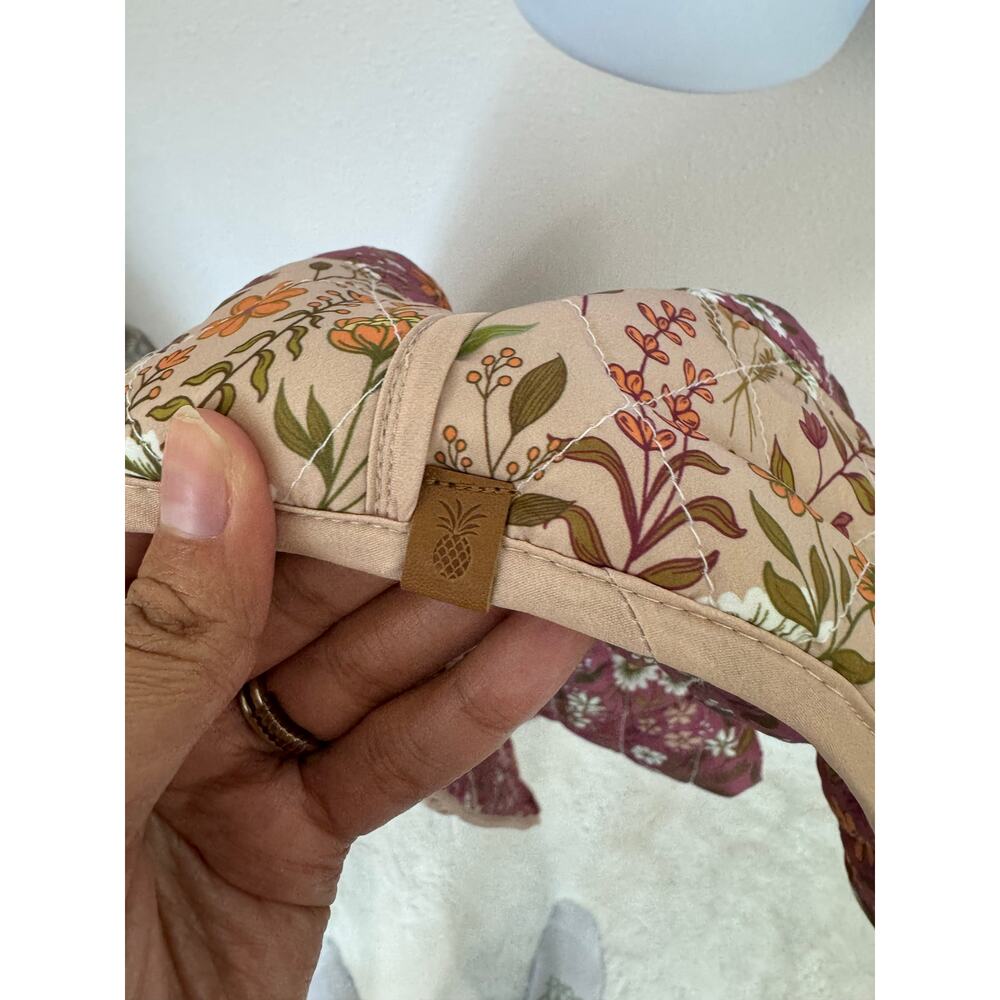 Simply Southern Reversible Quilted Floral Cottagecore Jacket Large - Picture 11 of 11